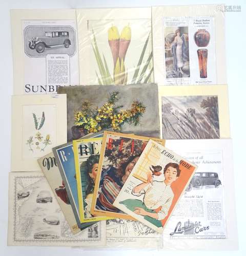 A quantity of assorted ephemera,