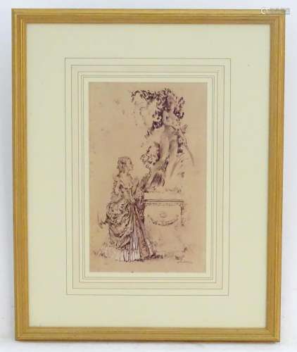 After Sir William Russell Flint (1880 - 1969), Colour print,