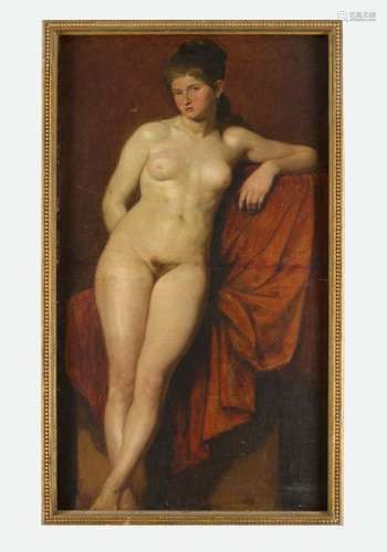 Austrian School 19th Century, Female nude, oil on …