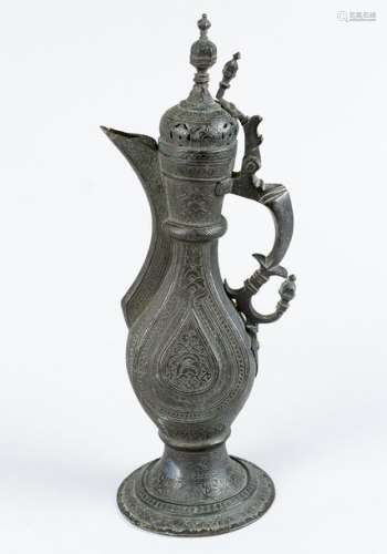 Oriental coffee pot, in traditional shape, hammere…