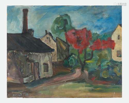 Unkown artist 20th Century, Industrial landscape; …