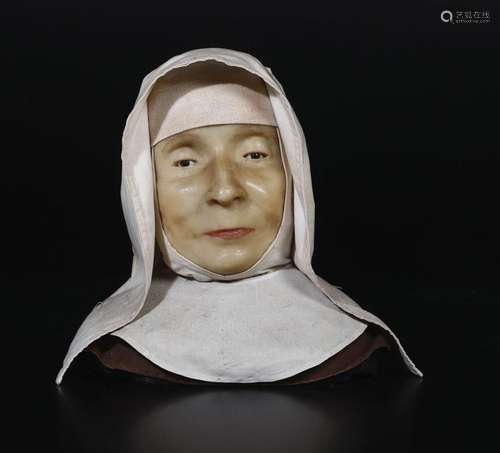 A wax abbess, Italy, 17/1800s