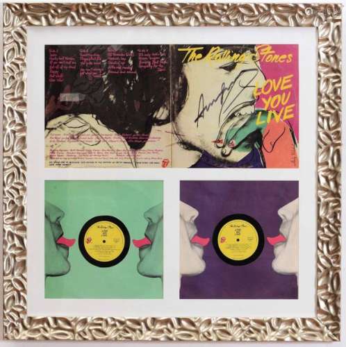 Plexiglass con doppia copertina Rolling Stones,