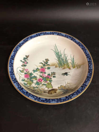 A Famille Rose Plate Yongzheng Period