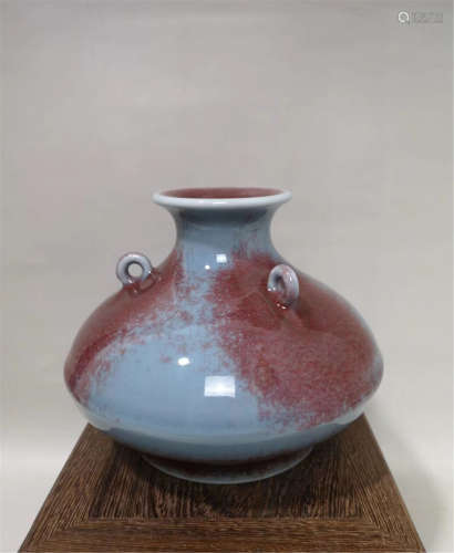 A Flambe Glazed Zun Vase Qing Dynasty
