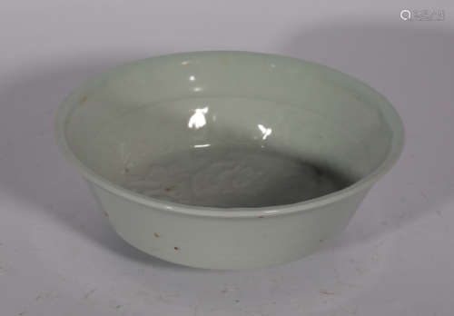 A White Glazed Bowl Yuan Dynasty