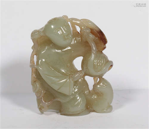 A Jade Pendant Qing Dynasty