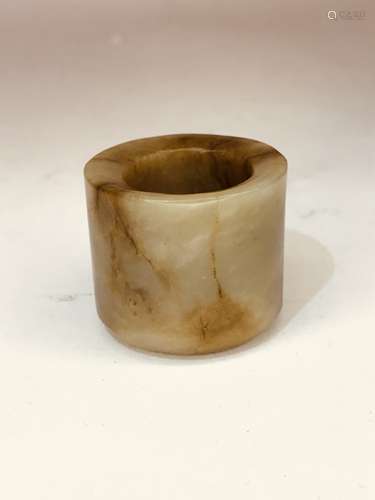 A Jade Archers Ring Qing Dynasty