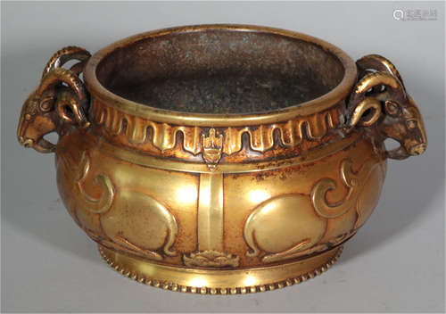 A Bronze Censer Qing Dynasty