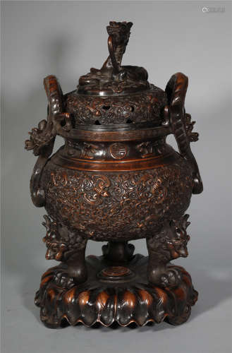 A Bronze Censer Qing Dynasty