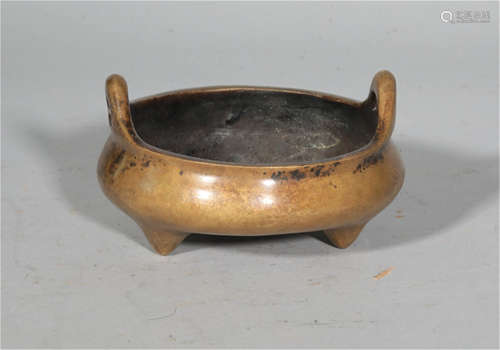 A Bronze Censer Qing Dynasty