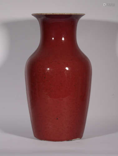 A Flambe Glazed Vase Qing Dynasty