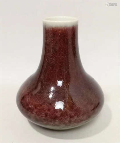A Copper Red Vase Yongzheng Period