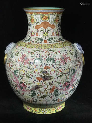 Chinese Qing Dynasty Qianlong Period Jar