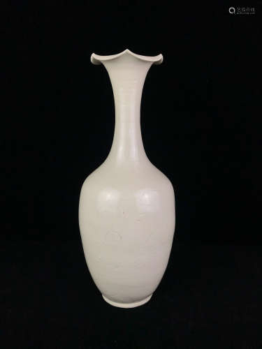 Chinese Ding Kiln Carved Porcelain Vase