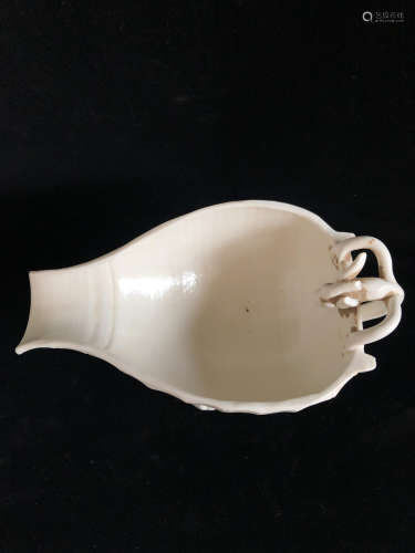 Chinese Ding Kiln Three-Legged Porcelain Cup