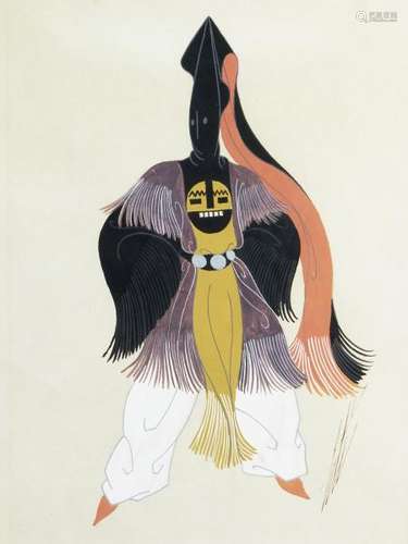 ERTÉ (Romain de Tirtoff dit) (1892-1990)  - Costume aztèque pour «It’s in the [...]