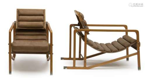 Eileen GRAY (1879-1976)  - Deux fauteuils 