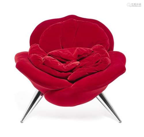 Masanori UMEDA (Né en 1941)  - Fauteuil dit « Rose Chair » – Création 1988  - [...]