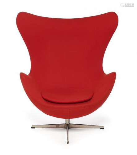 Arne JACOBSEN (1902-1971)  - Fauteuil mod. 3317 dit « Egg chair » – Création [...]