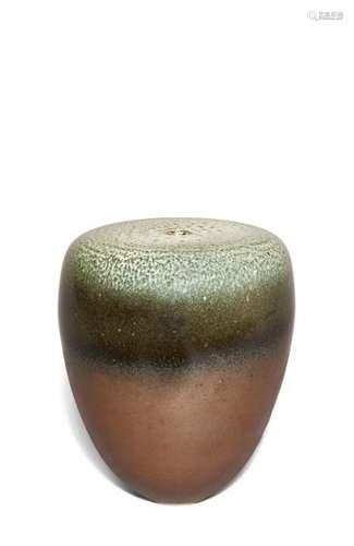 Jean-François FOUILHOUX (Né en 1947)  - Vase  - Céramique à émaux ocre, gris, [...]