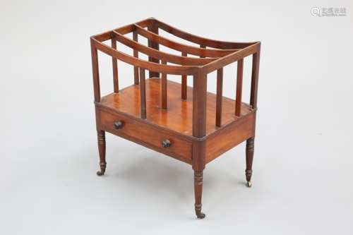 A REGENCY MAHOGANY CANTERBURY