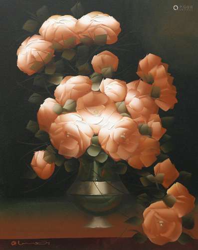 20TH CENTURY SCHOOL, STILL LIFE OF FLOWERS