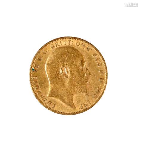 AN EDWARD VII GOLD SOVEREIGN, 1903.