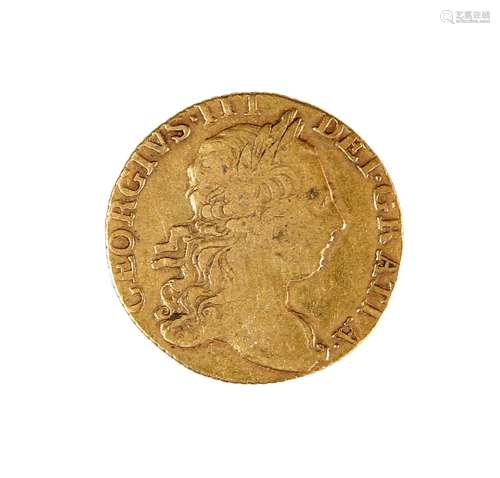 A GEORGE III GUINEA, 1773.