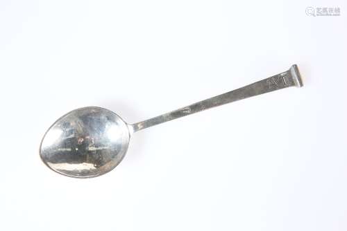 OMAR RAMSDEN - AN ARTS AND CRAFTS SILVER SEAL TOP SPOON