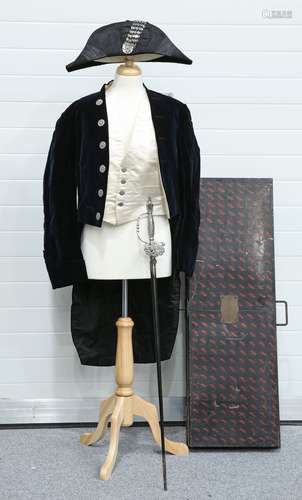 A 19TH CENTURY HIGH SHERIFF UNIFORM, DAVID ECCLES ESQ