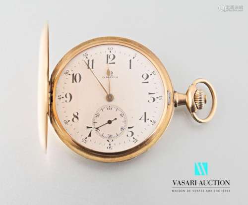OMEGA Pocket watch in 750 thousandths gold, round …
