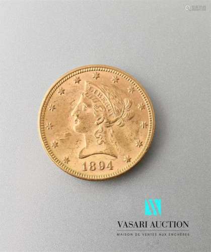 United States of America 10 dollar gold coin 1894.…