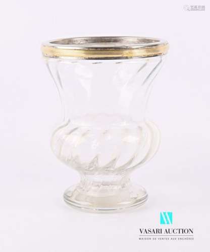 Vase of Medici shape in glass with decoration of t…