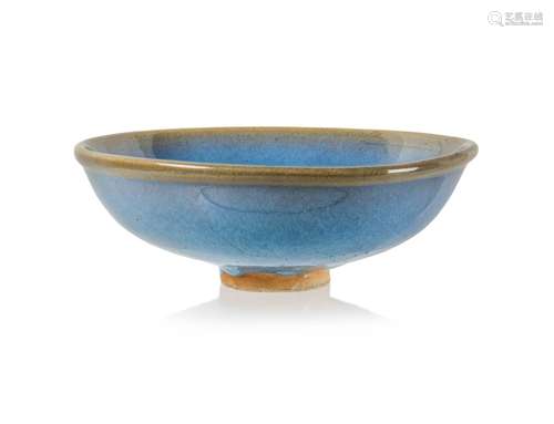 A JUN-STYLE BLUE GLAZE BOWL