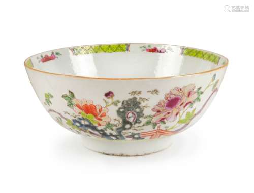 A CHINESE FAMILLE ROSE 'FLOWER' BOWL