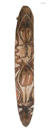 PAPUAN WOOD CARVED ANCESTRAL TABLET