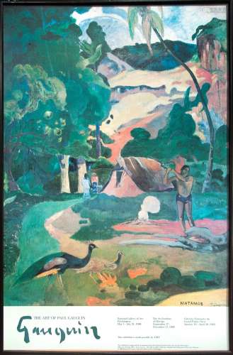 THE ART OF PAUL GAUGUIN POSTER