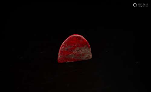 A BLOODSONE STONE STAMP