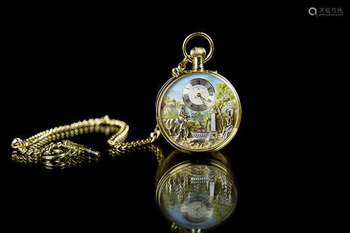 A CHARLES REUGE POCKET WATCHCHARLES REUGE