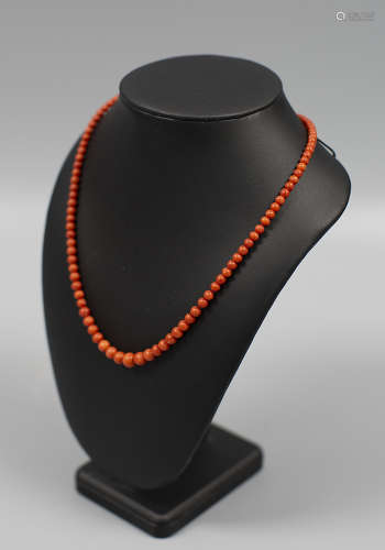 A CORAL NECKLACE