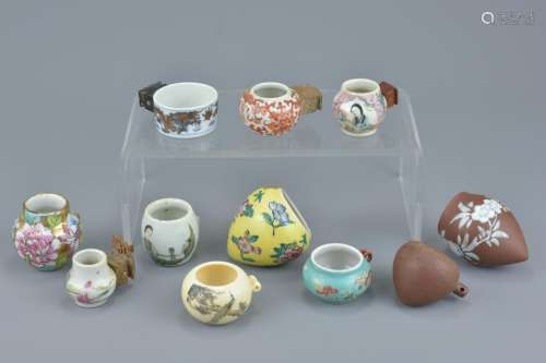 A group of eleven Chinese 19/20th Century porcelain