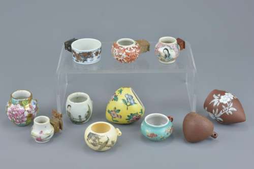 A group of eleven Chinese 19/20th Century porcelain