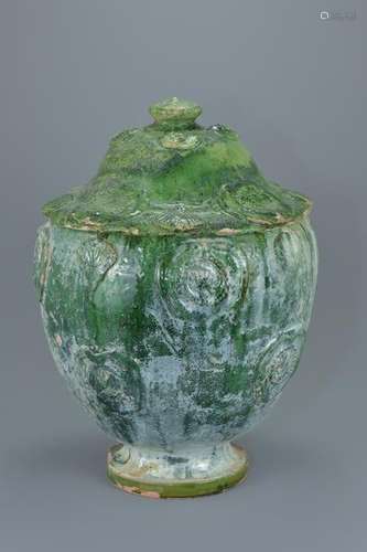 Large Chinese Song / Yuan Dynasty Glazed Buddhist