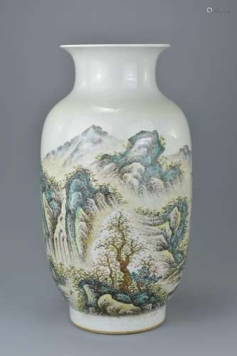 Chinese Republic period Porcelain Vase - WANGYETING