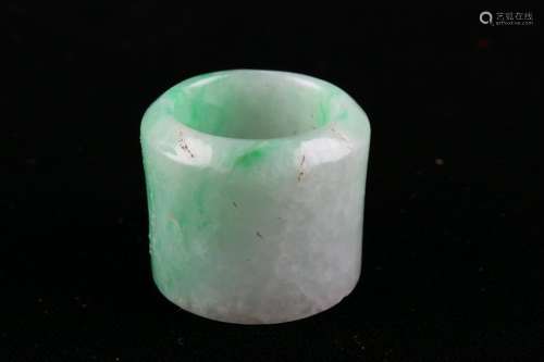 A Jadeite Jade Archer's Ring