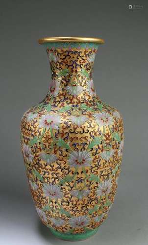 Chinese Cloisonne Vase