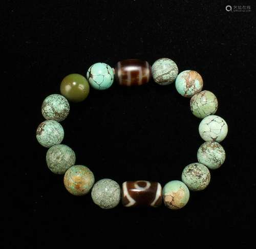 A Dzi Bead Bracelet