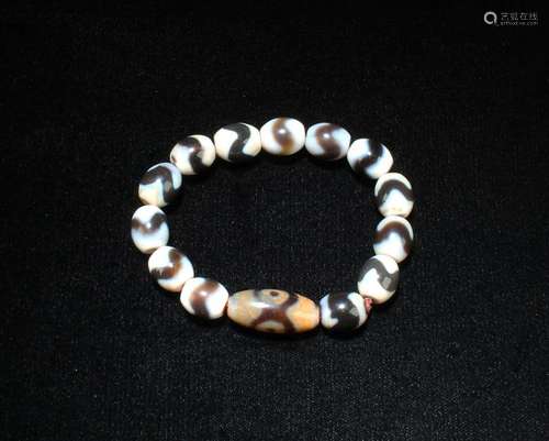 A Dzi Bead Bracelet