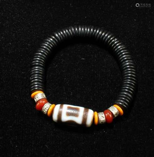 A Dzi Bead Bracelet